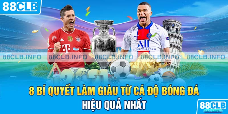 8 bí quyết làm giàu từ cá độ bóng đá hiệu quả nhất